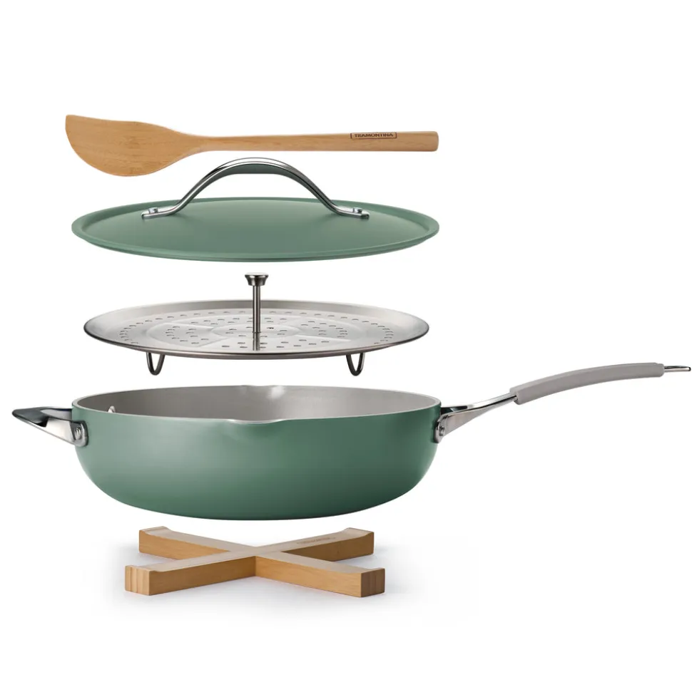 All in One Plus Pan, 5 Quart Ceramic Non Stick