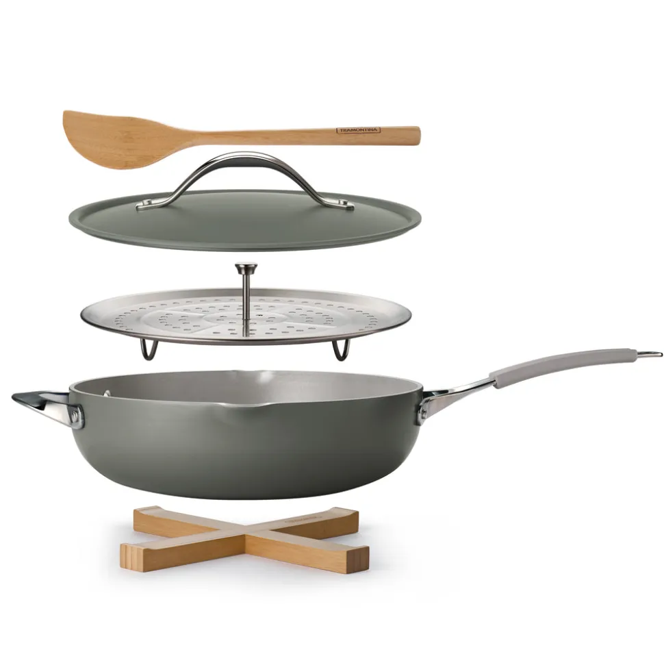 All in One Plus Pan, 5 Quart Ceramic Non Stick