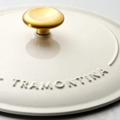 Bestow 10 Inch Enameled Cast-Iron Covered Skillet