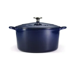 Bestow 5.5 Quart Enameled Cast Iron Covered Round Dutch Oven