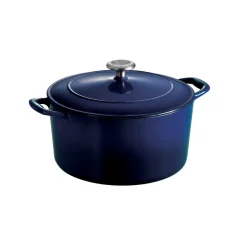 Bestow 6.5 Quart Enameled Cast-Iron Covered Round Dutch Oven