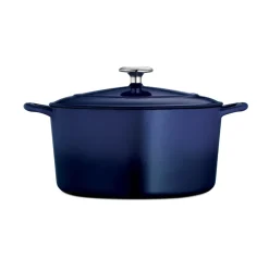 Bestow 6.5 Quart Enameled Cast-Iron Covered Round Dutch Oven