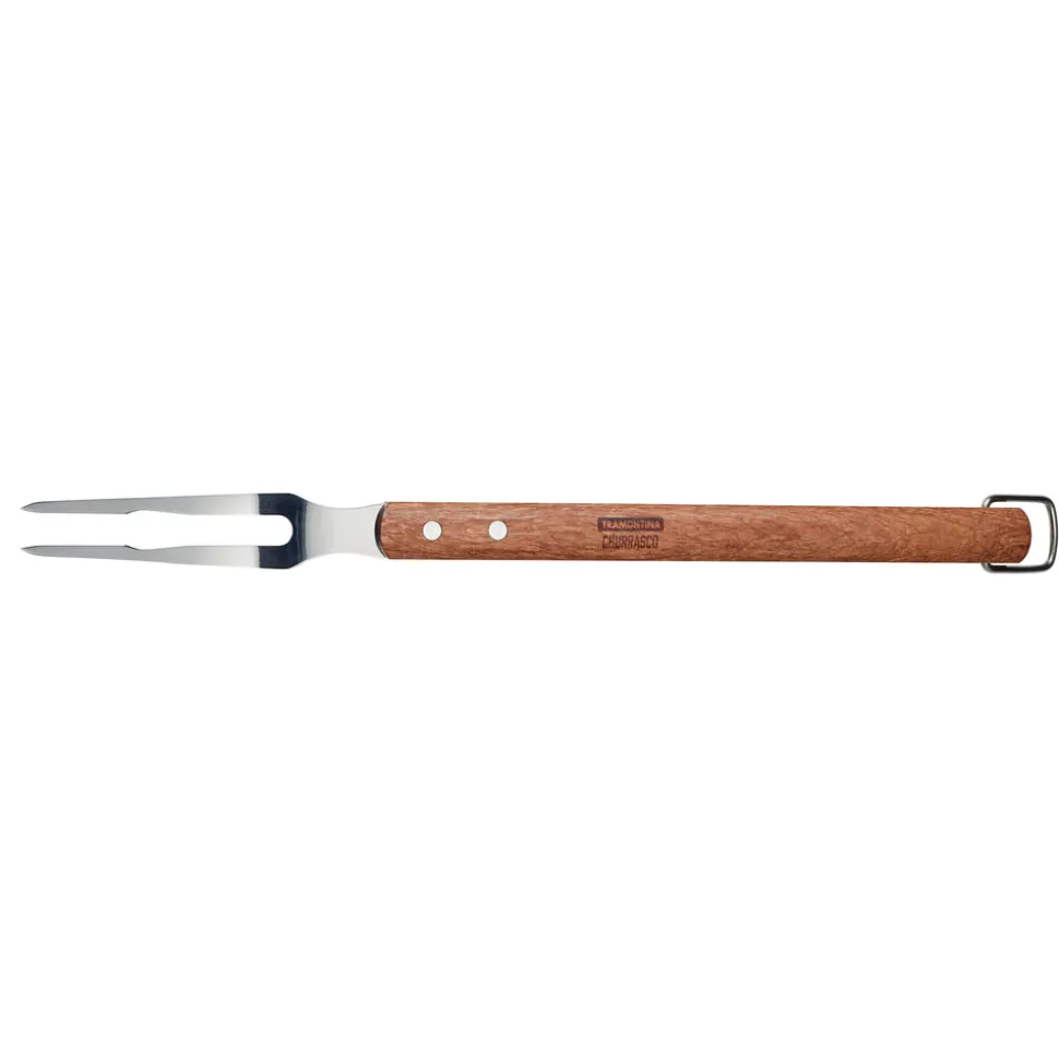 Churrasco BBQ Carving Fork with Wood Handle