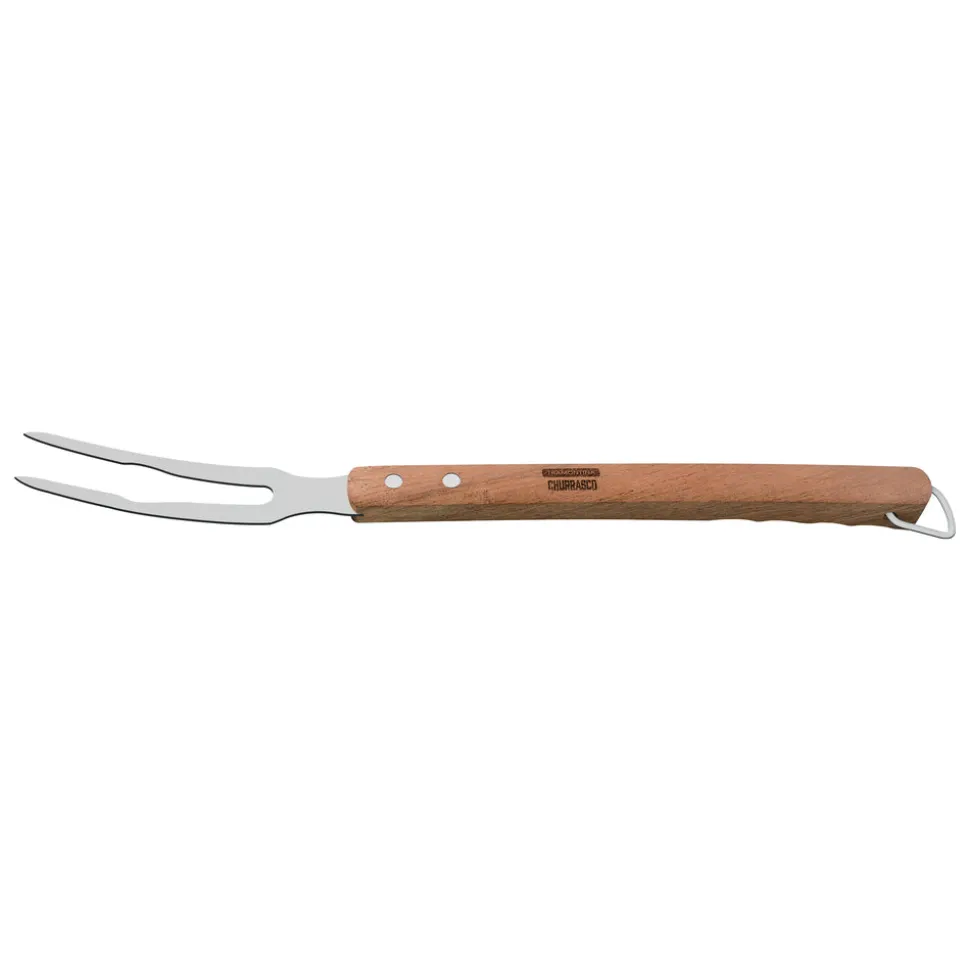 Churrasco BBQ Carving Fork with Wood Handle