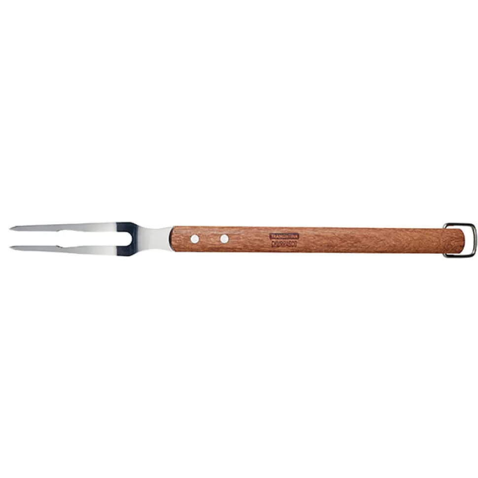 Churrasco BBQ Carving Fork with Wood Handle