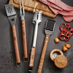 Churrasco BBQ Carving Fork with Wood Handle