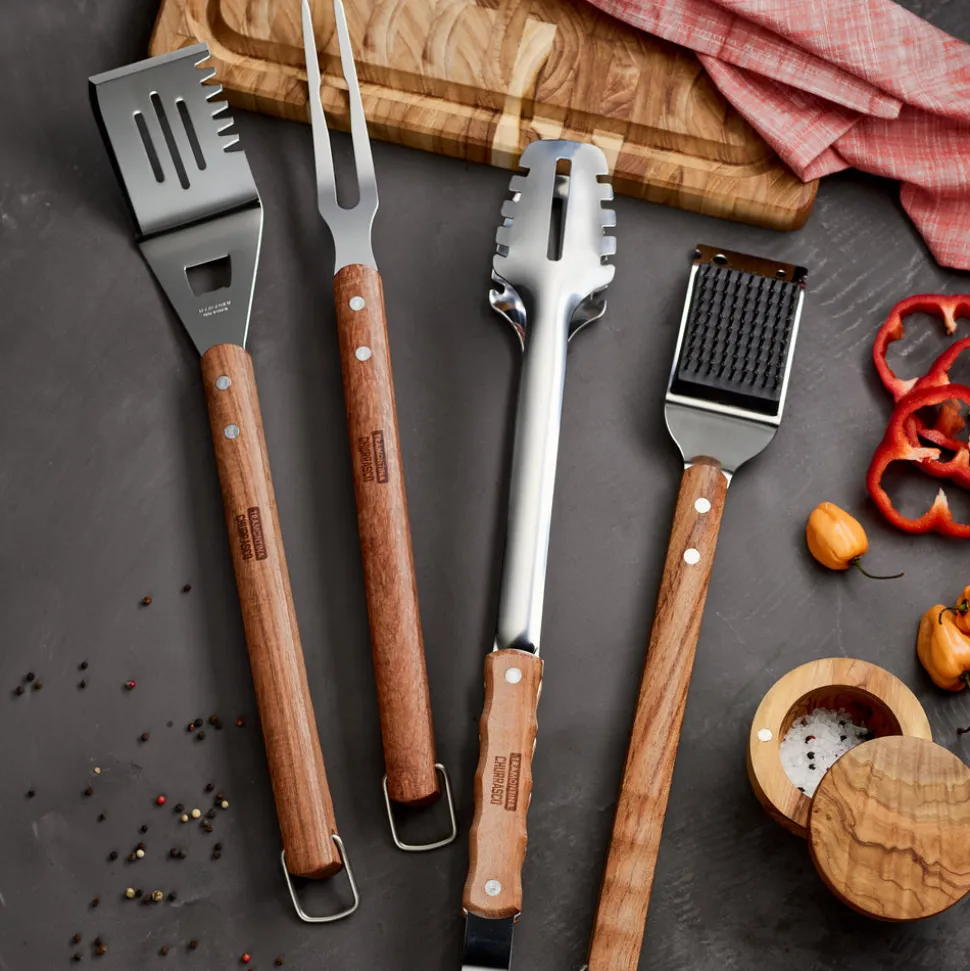 Churrasco BBQ 4 Piece Tool Set