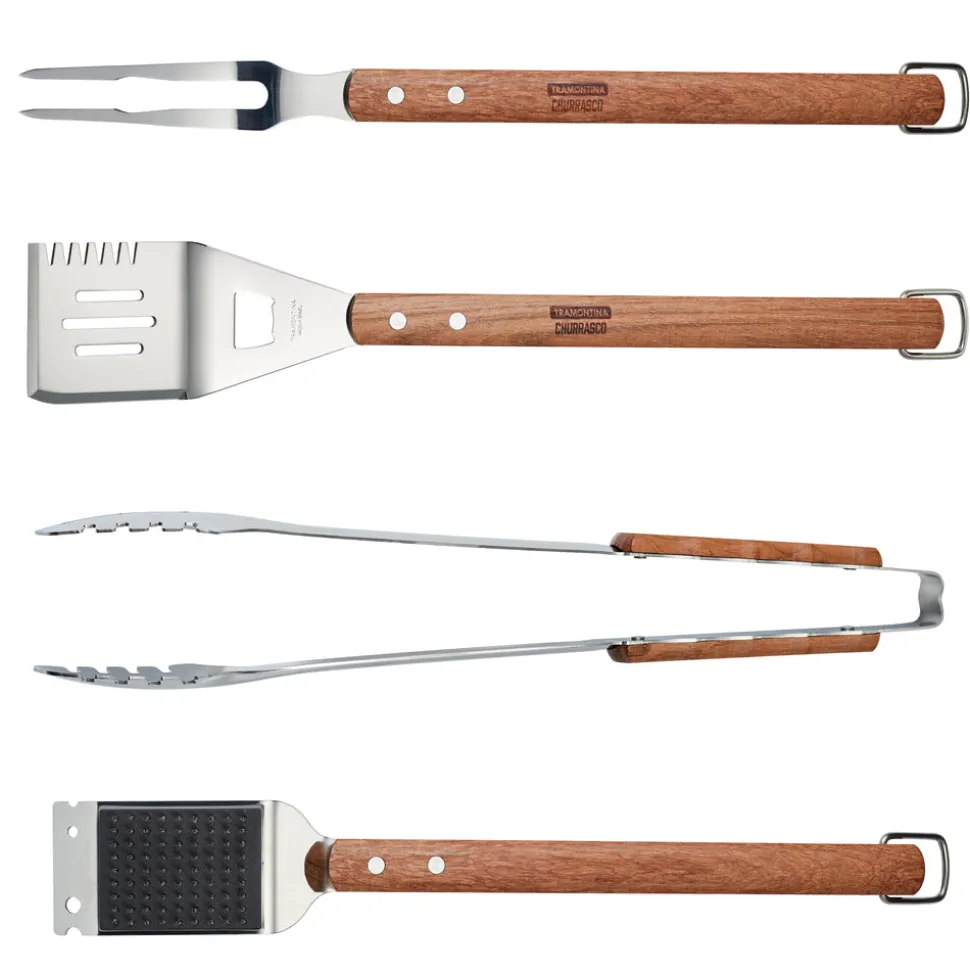 Churrasco BBQ 4 Piece Tool Set