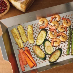 Churrasco BBQ Tall Stainless Steel Roasting Grill Pan