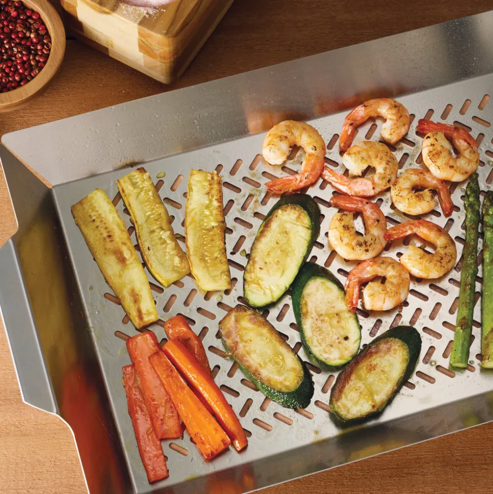 Churrasco BBQ Tall Stainless Steel Roasting Grill Pan