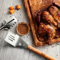 Churrasco BBQ Tongs with Wood Handle