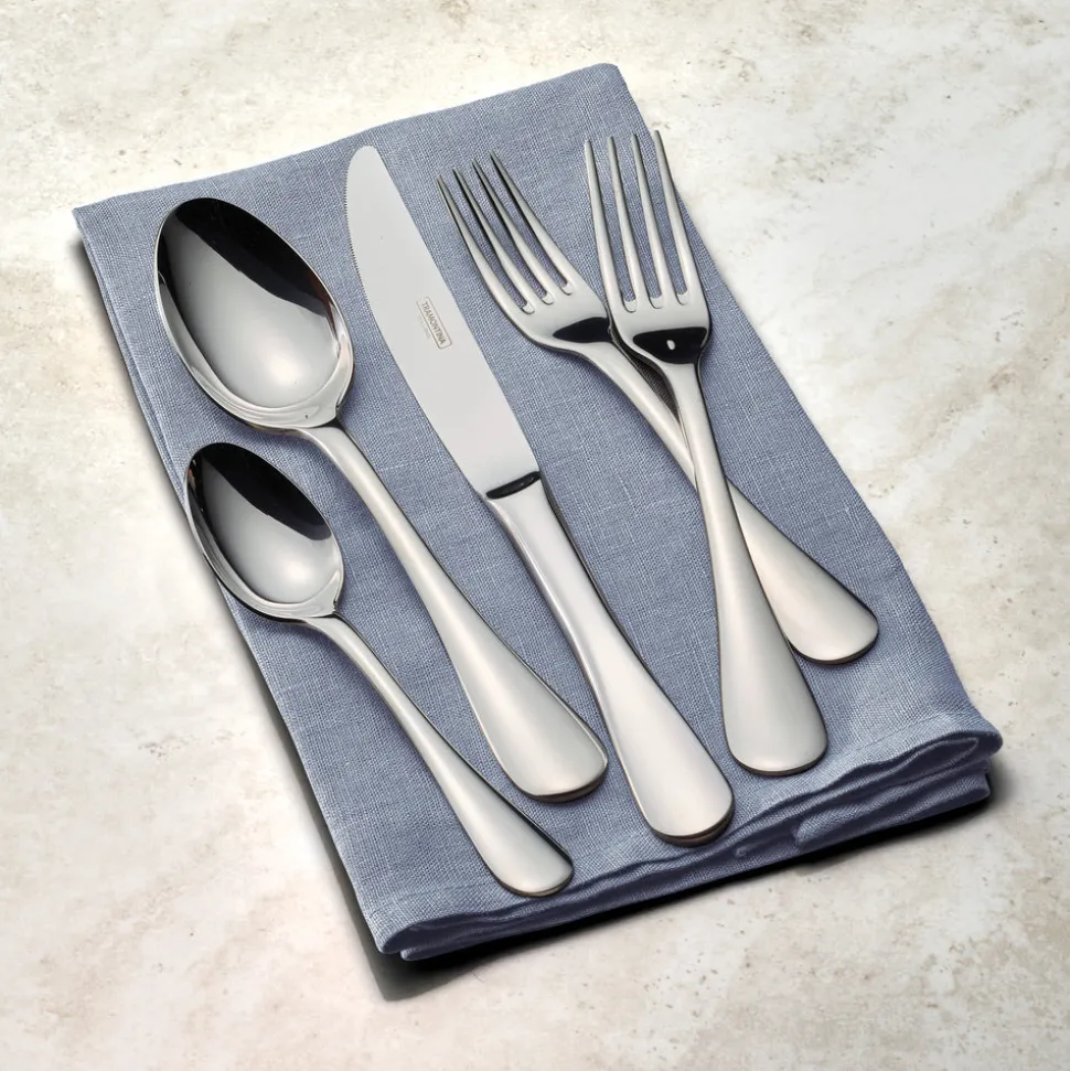 Classic 18/10 Stainless Steel 45 Piece Flatware Set