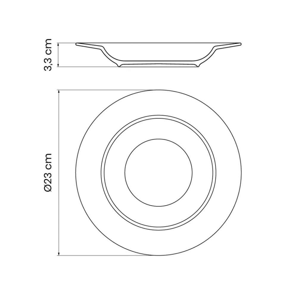 Dulce 6 Piece Soup Plate Set