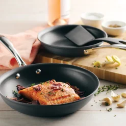 Hard Anodized Aluminum 2 Pack Fry Pan Set