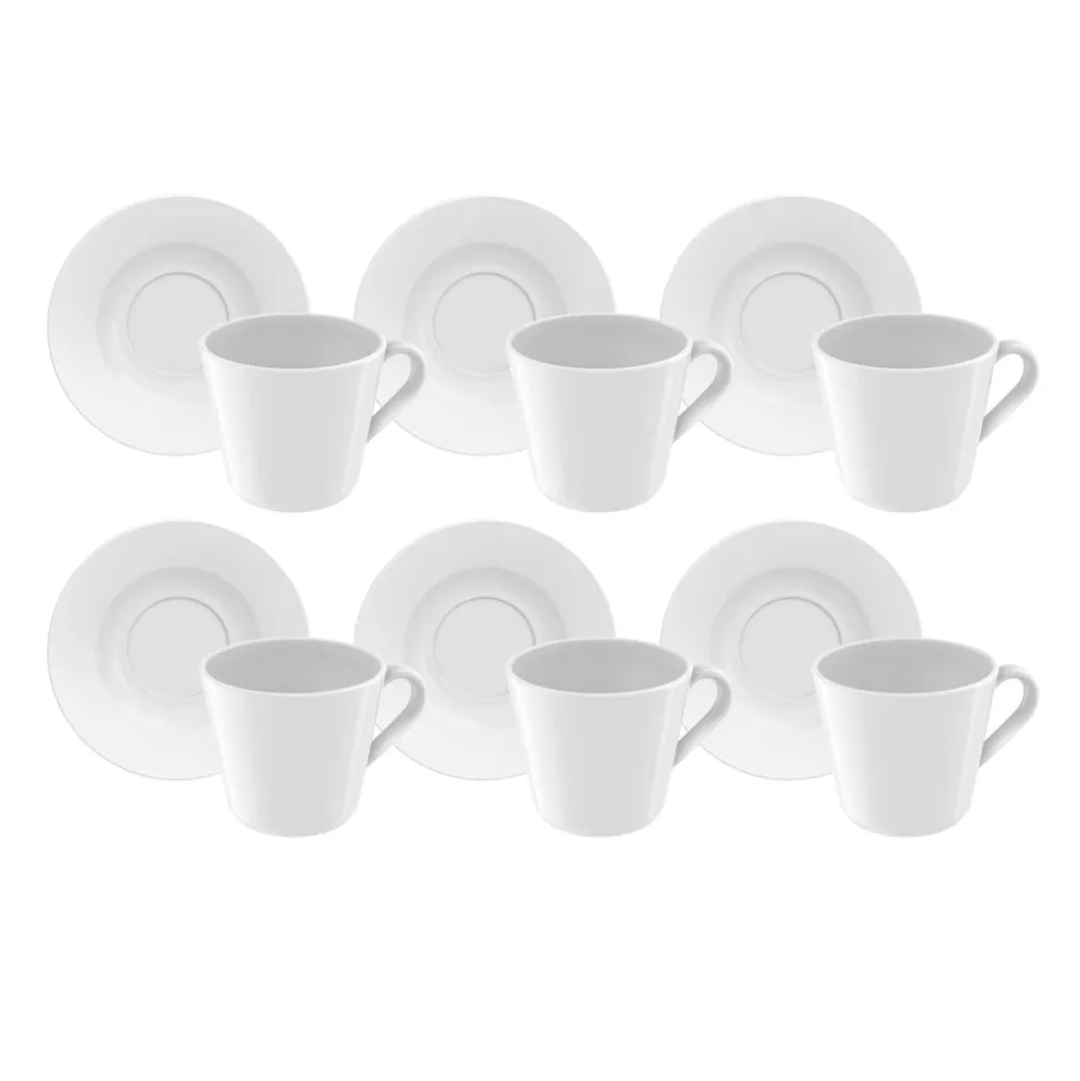 Leonora Cup and Saucer 6 Piece Set