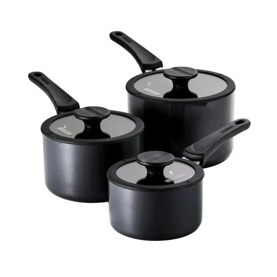 Nesting 6 Piece Nonstick Sauce Pan Set