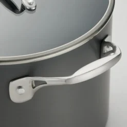 OnyxPro 5 Quart Hard Anodized Aluminum Covered Dutch Oven
