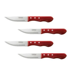 Porterhouse 4 Piece Steak Knife Set - Pointed