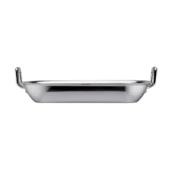 Prima 16.75 in Stainless Steel Flared Edge Roasting Pan - Includes Basting Rack