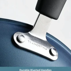 Primaware 3 Piece Nonstick Sauté Pan and Griddle Set, 9.5 and 11 Inch Sauté Pans, and 11 Inch Griddle