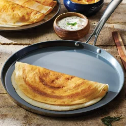 6.5 Quart Covered Casserole, 12 Inch Dosa Tawa & Tadka Set