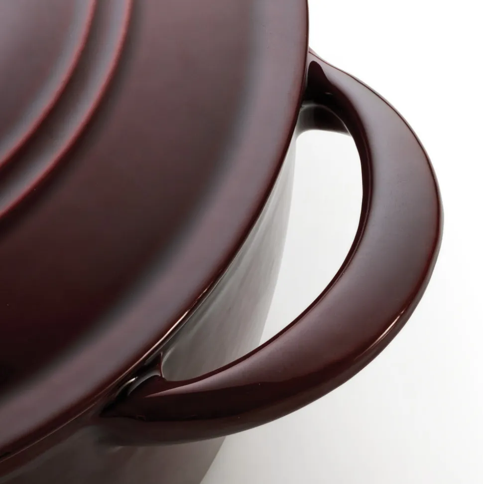7 Quart Oval Enameled Cast Iron Dutch Oven