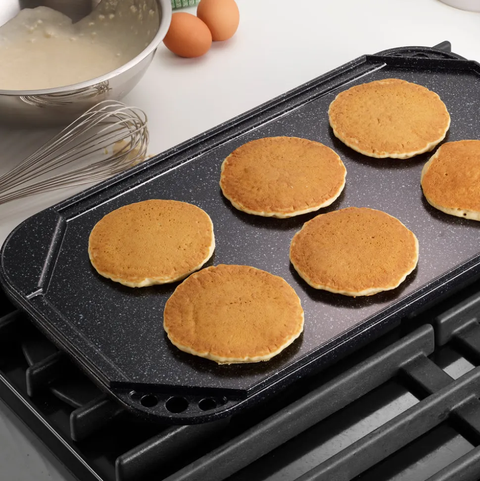 Reversible Double-Burner Grill-Griddle