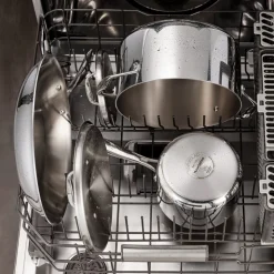 Signature Tri-Ply Clad Stainless Steel Covered Sauce Pan