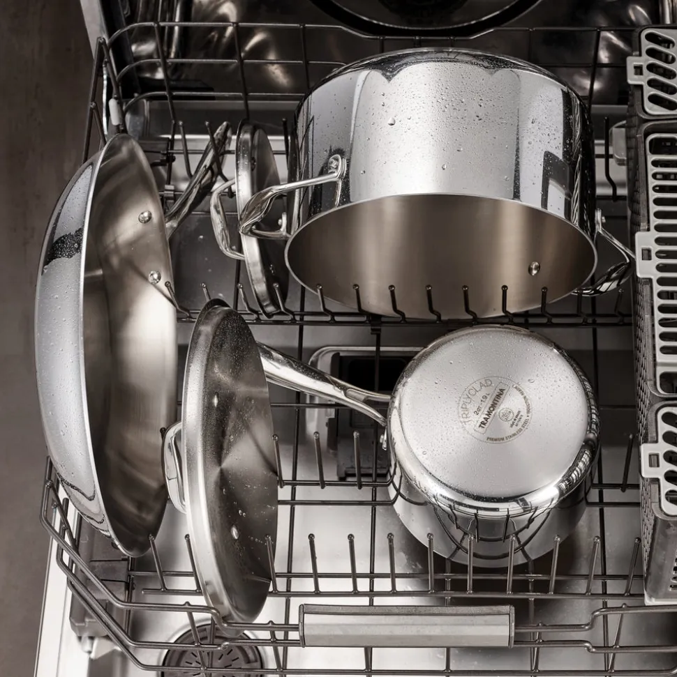 Signature Tri-Ply Clad Stainless Steel Fry Pan
