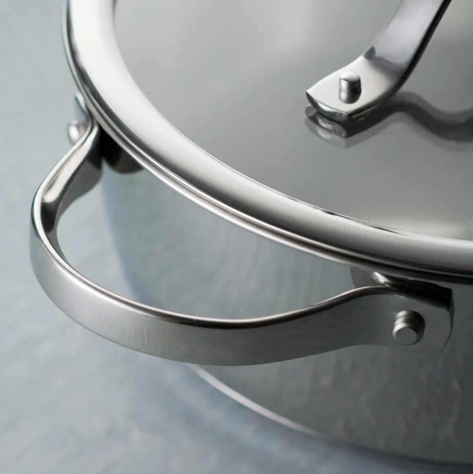 Tempo Tri-Ply Base Stainless Steel Covered Saucepan