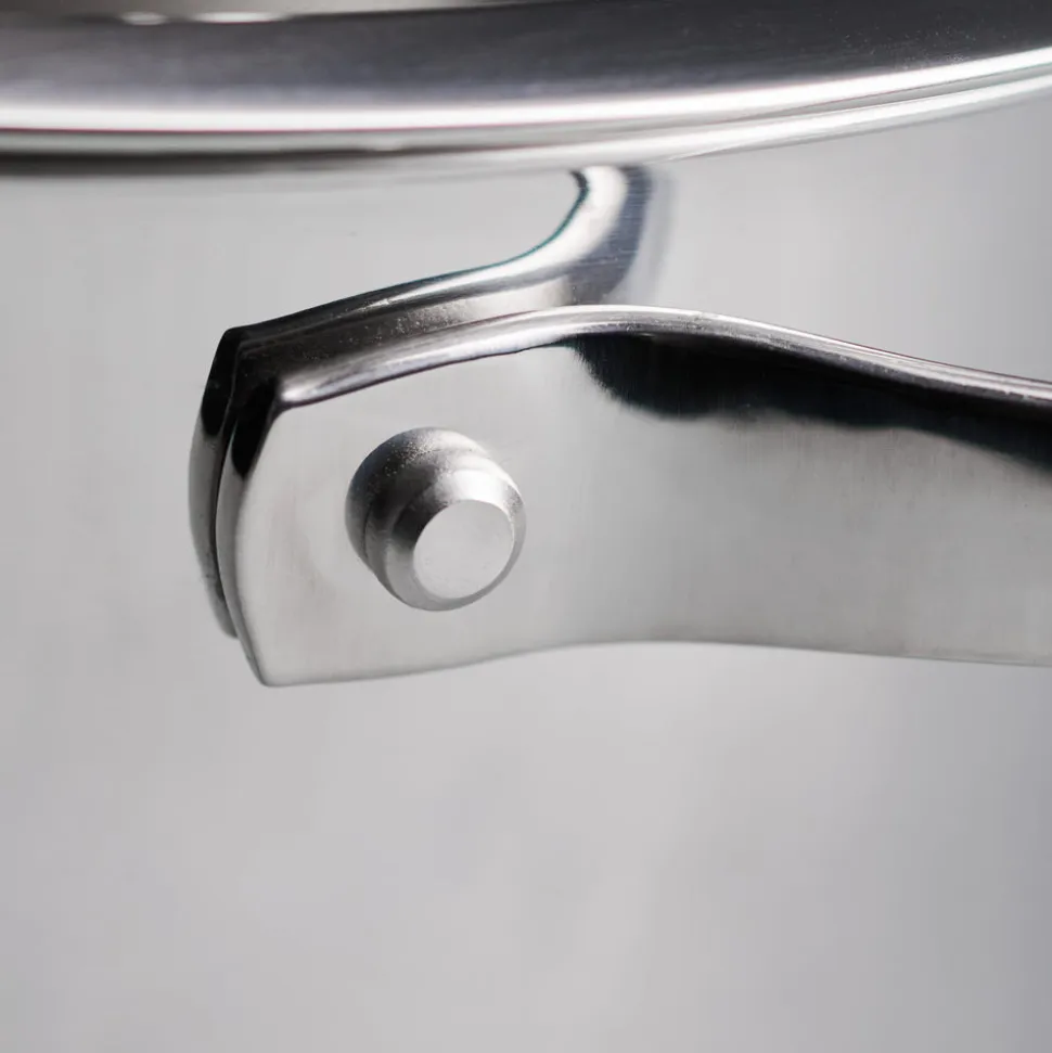 Tempo Tri-Ply Base Stainless Steel Covered Saucepan