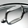 Utsava Tri-Ply Clad 2.9 Qt Covered Deep Sauté Pan with Ceramic Interior