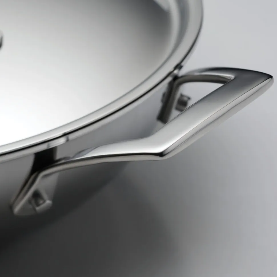 Utsava Tri-Ply Clad Stainless Steel Covered Kadai