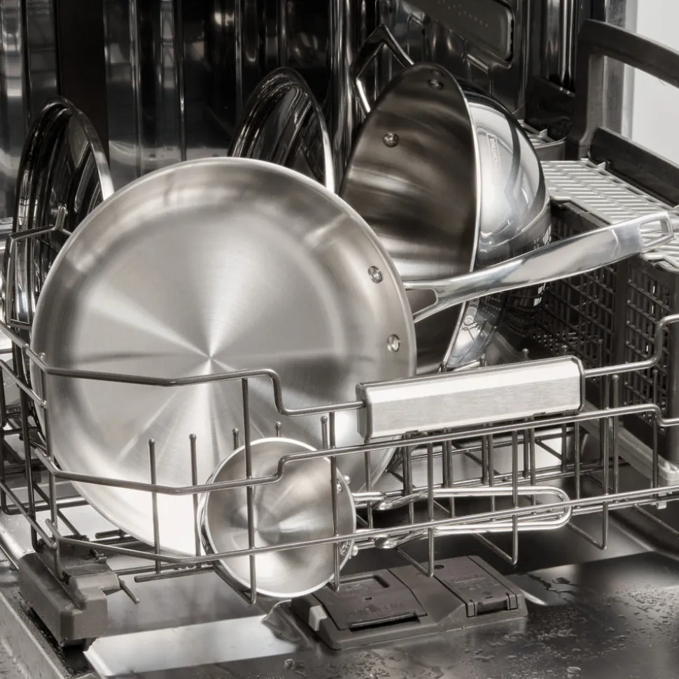 Utsava Tri-Ply Clad Stainless Steel Covered Kadai